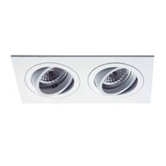 White Recessed Swivel Adjustable Light IP20