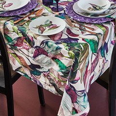 Tablecloth 140x240 Calypso Cotton Pink