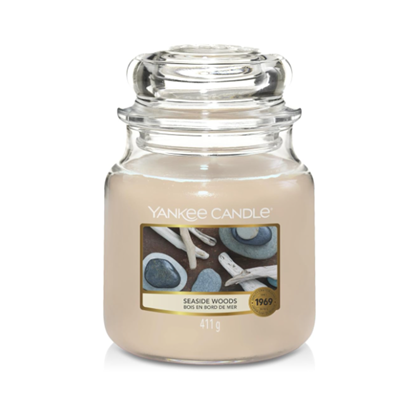 Yankee Candle Scented Candle In Medium Jar Wood By The Sea