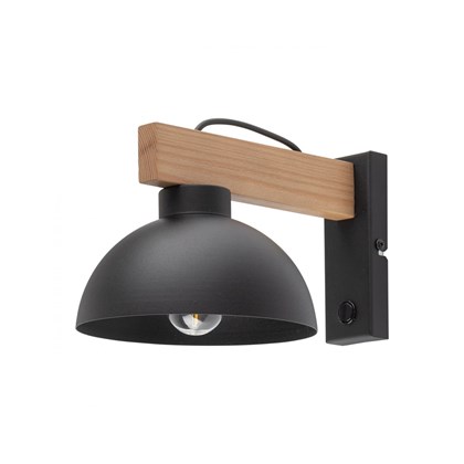 Wall Lamp Oslo - Black E27 15W