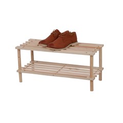 Shoes Rack of 2 Layers in Natural Colour