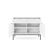 Sideboard 2 Doors 2 Drawers - White