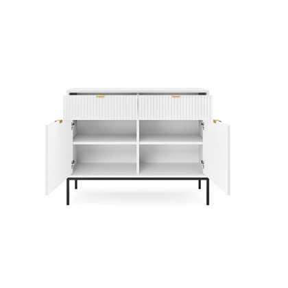 Sideboard 2 Doors 2 Drawers - White