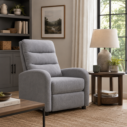 Push Back Chair - Grey