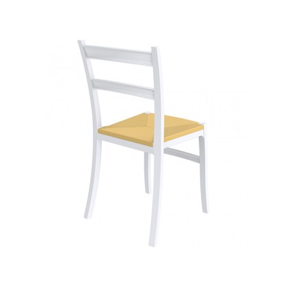 White Stackable Garden & Indoor Chair