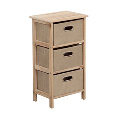 Chest of 3 Drawers in Natural MDF