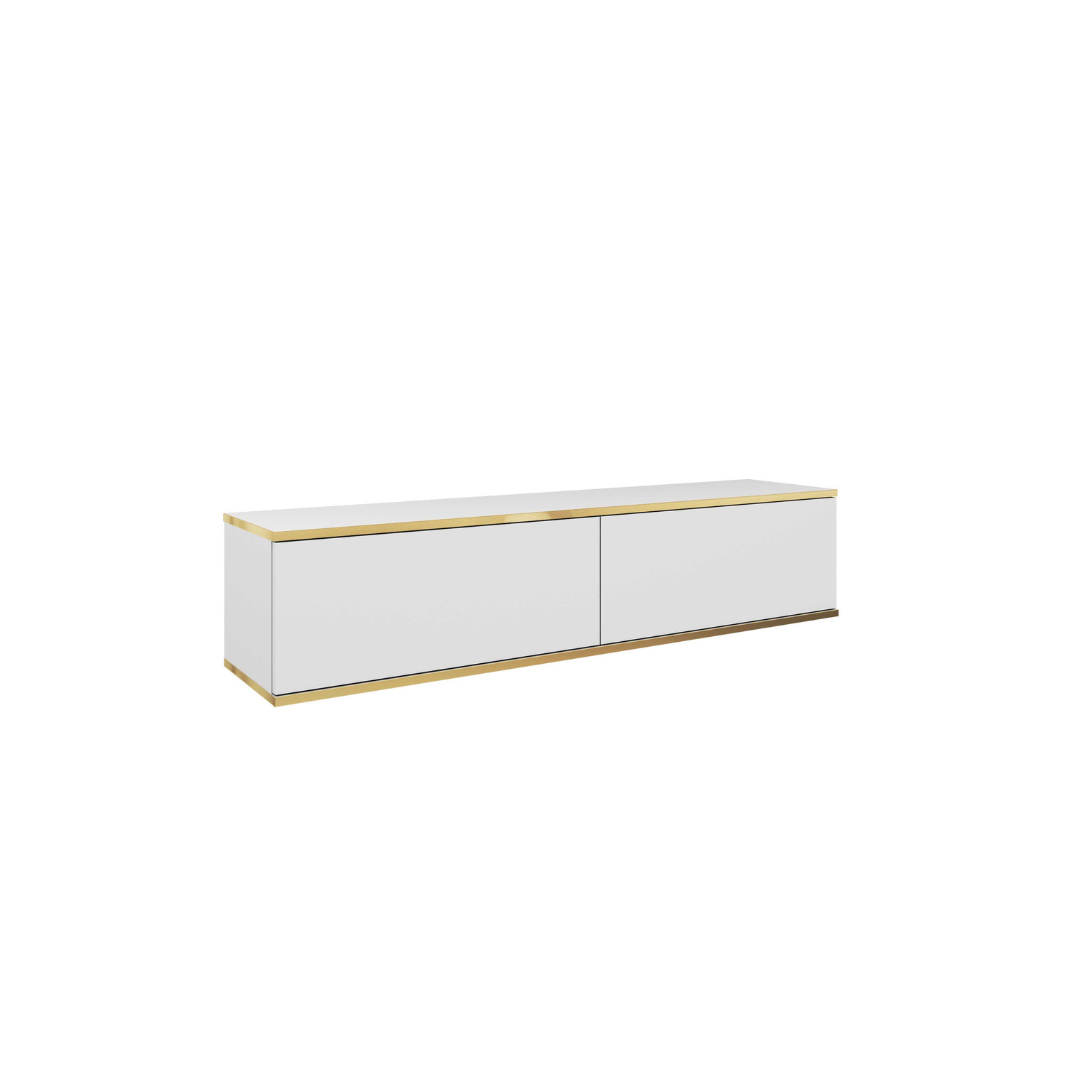TV Unit Wall Mounting – White