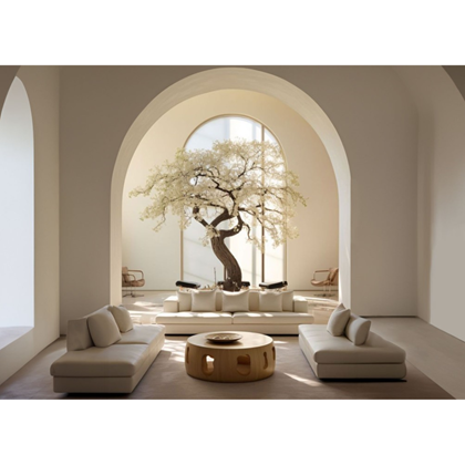 Artificial White Cherry Blossom Tree