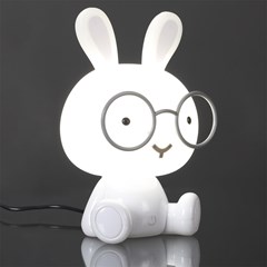 Rabbit LED Table Lamp – White & Light Grey