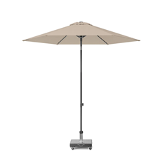 Anthracite & Taupe Centre-Pole Parasol D250