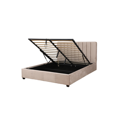 Upholstery Bed Frame – Light Brown