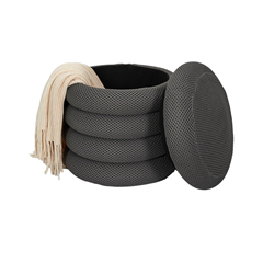 Storage Pouffe – Atom Grey M1