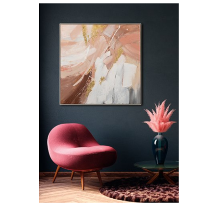 Soft Colour Composition Acryl Painting 102X102 cm