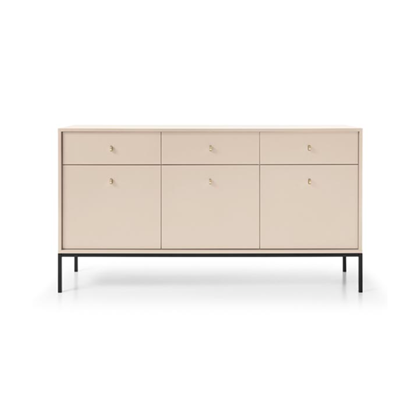 Sideboard 3 Doors 3 Drawers – Beige