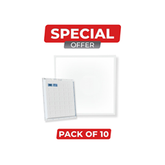 SET OF 10 LED Slim Backlit Panel 40W 4000K – White