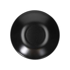 Soup Plate Cm 22 Nero Porcelain Stoneware Black