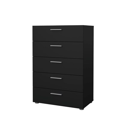 Pepe Chest 5 drawers Black