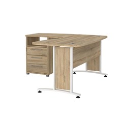 Prima Corner desk with legs 150.4 x 159 x 75.4 cm