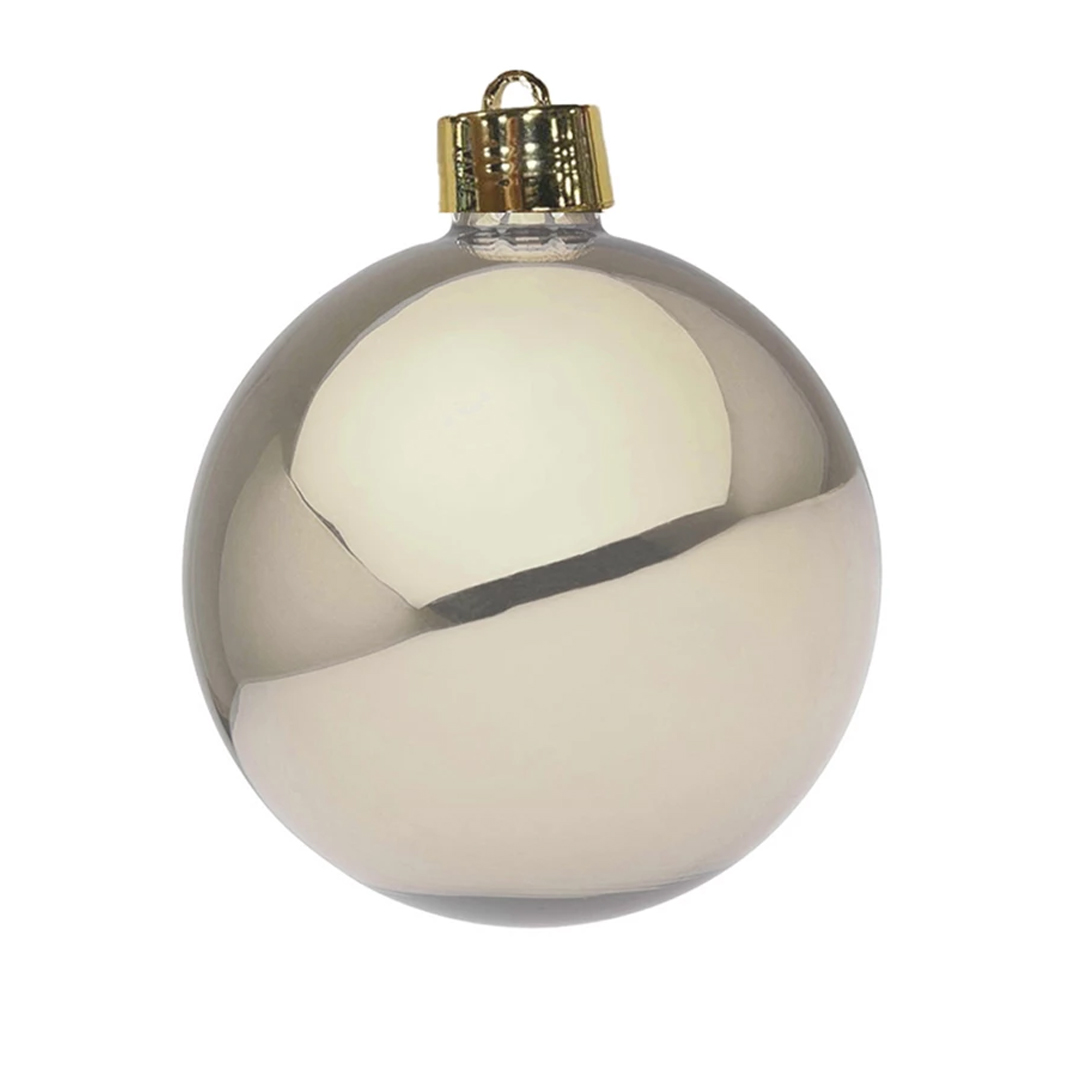 Bauble Unbreakable Champagne Shiny - d25cm