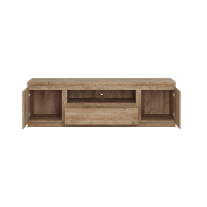 TV Unit 2 Doors 1 Shelf – Golden Ribbeck Oak