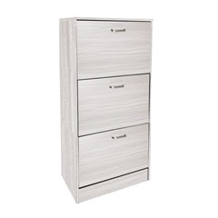 Shoes Cabinet 3 Doors in White