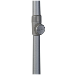 Anthracite & Taupe Centre-Pole Parasol D300
