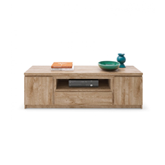 TV Unit 2 Doors 1 Shelf – Golden Ribbeck Oak