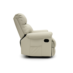 Manual Recliner Chair  92x90x105cm - Light Grey