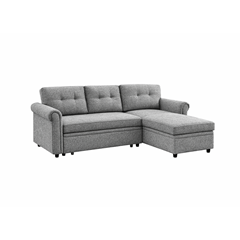 Pullout Sofa Bed 3 Seater – Grey