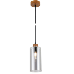 Suspension – Smoked Glass & Black