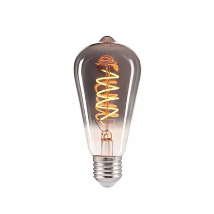 E27 Smoked Glass Bulb 4W 1800K