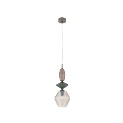Zen Pendant Lamp – Brown Cognac