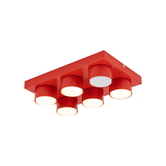 Lego Red Ceiling Lamp 6xGx53