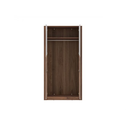 Wardrobe 2 Doors – Walnut & Beige
