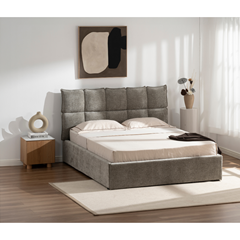 Upholstered Bed 160x200 - Grey