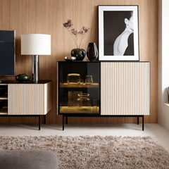 Sideboard LED 2 Doors – Cashmere