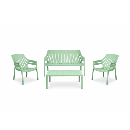 Outdoor Sofa Set – Matcha Green