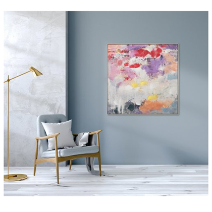 Harmony In Pastel Acryl Painting 102X102