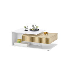 Coffee Table - White & Artisan Oak