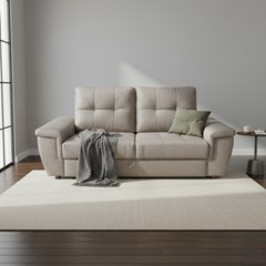 3-Seater Sofa Bed - Silver (GIU 9712)