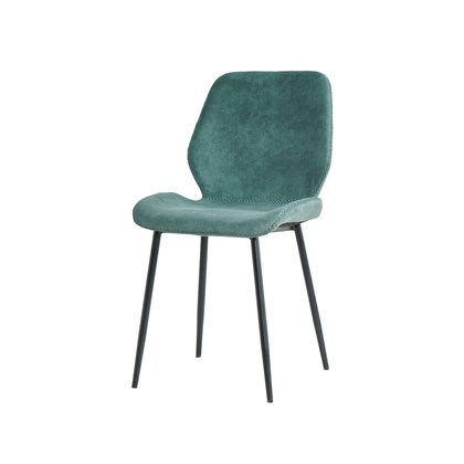 Dining Chair Microfiber - Petrol Blue