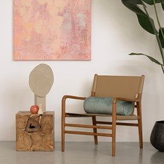 Lounge Armchair Caroline Taupe