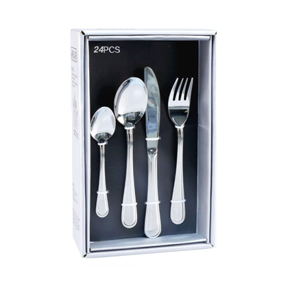24pcs Cutlery Set Stainless Steel