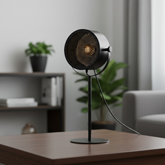 Table Lamp Muse Black 20 x 20 x 60 cm