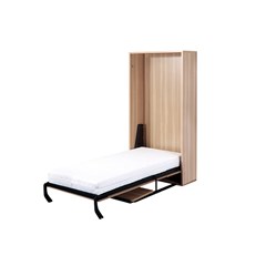Single Wall Bed with Desk