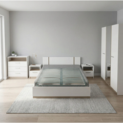 Bedroom Set – Oak & Matt White