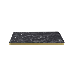 Table Top 60X60 Black Marble