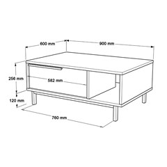 Rectangular Coffee Table Ocean