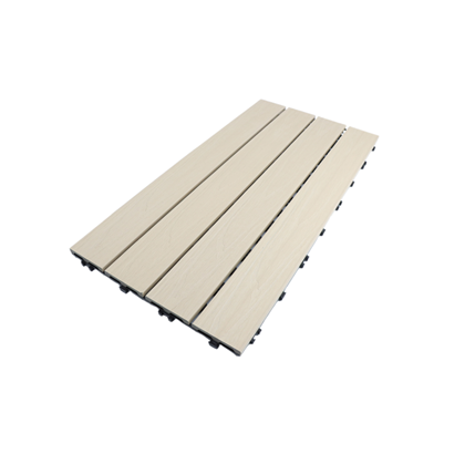 Outdoor WPC Tiles 30x60x2.1 cm – Sandwhite