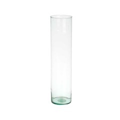 Recycled Glass Cylinder Vase D12 cm